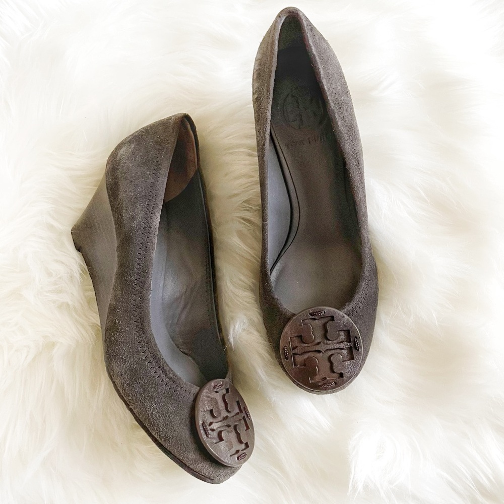 Tory Burch Sally Closed Toed Pump Wedge Heel